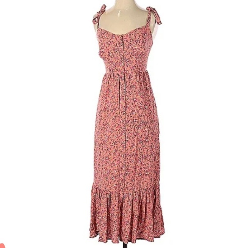 Floral Fluted skirt J Crew dress
